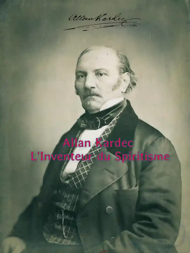 Portrait d'Allan Kardec, fondateur du spiritisme et auteur du Livre des Esprits